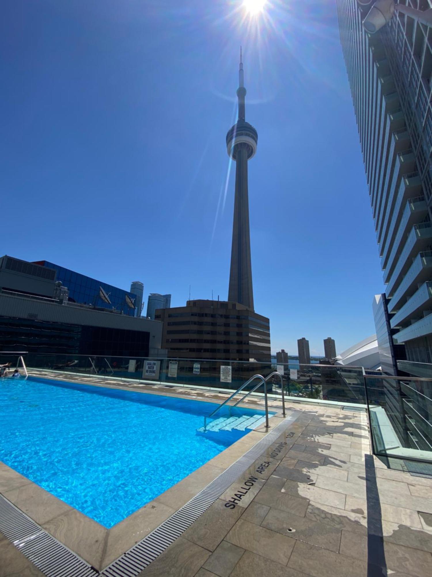 Central Toronto Suite - Free Parking, City Views, Near Cn Tower ภายนอก รูปภาพ